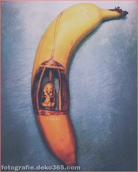 Wunderschöne Bananenschnitzkunst (1)