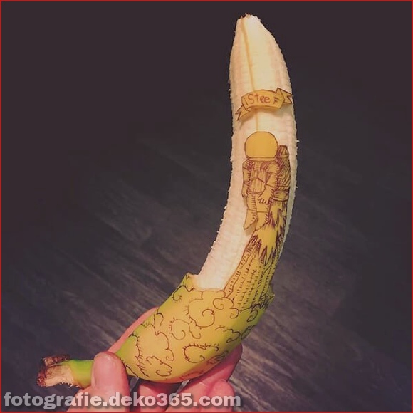 Wunderschöne Bananenschnitzkunst (5)