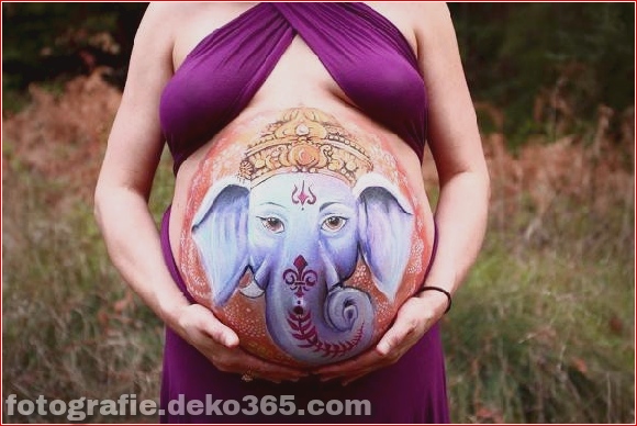 Fantastische Körperbilder auf schwangeren Bäuchen (6)