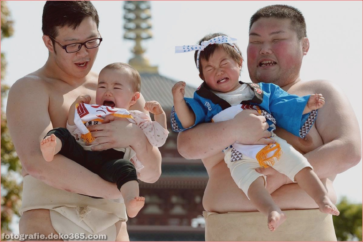 Wettbewerb für Babyweinen in Japan (2)