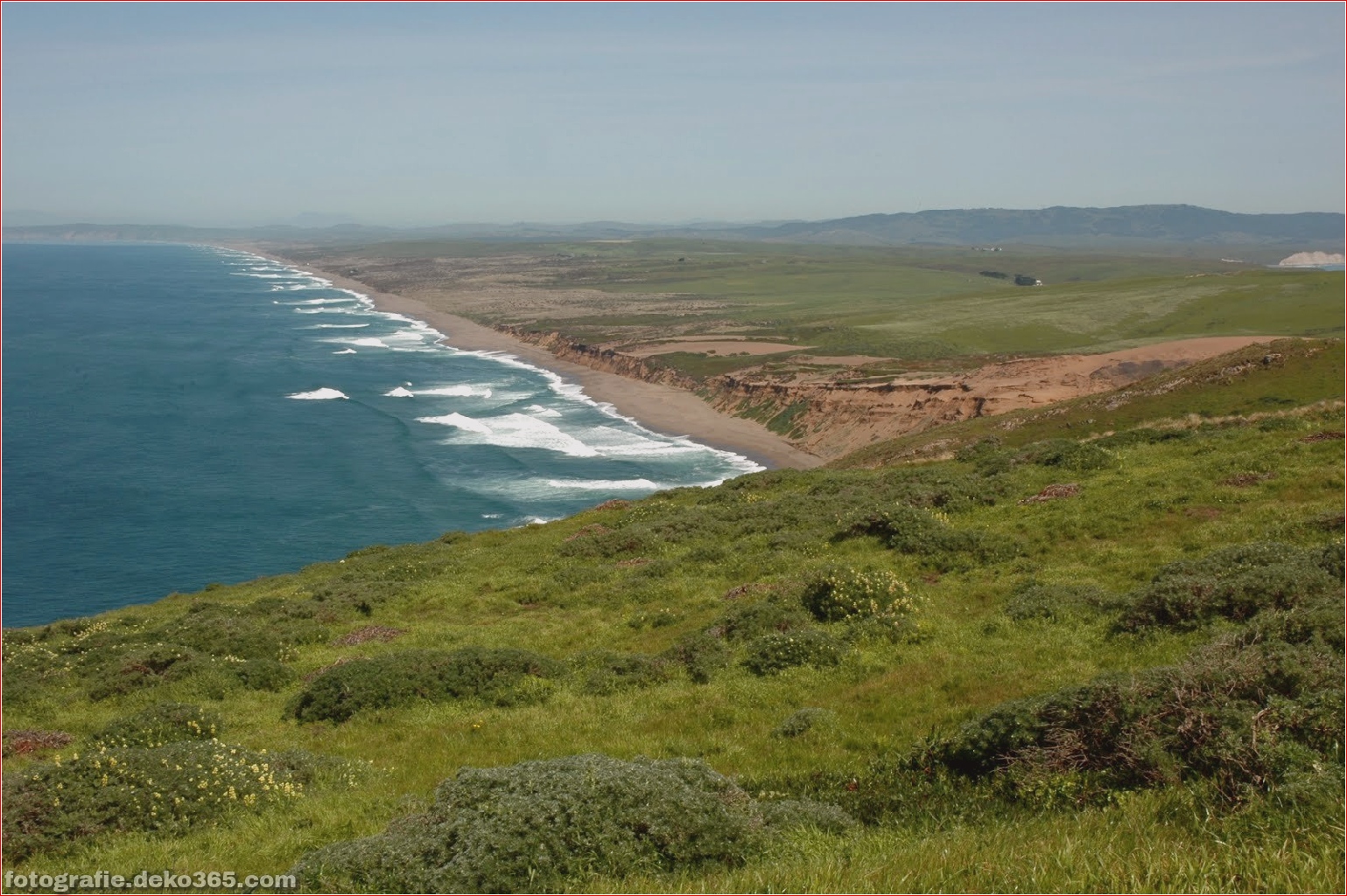 A view of the national seashore and peninsula