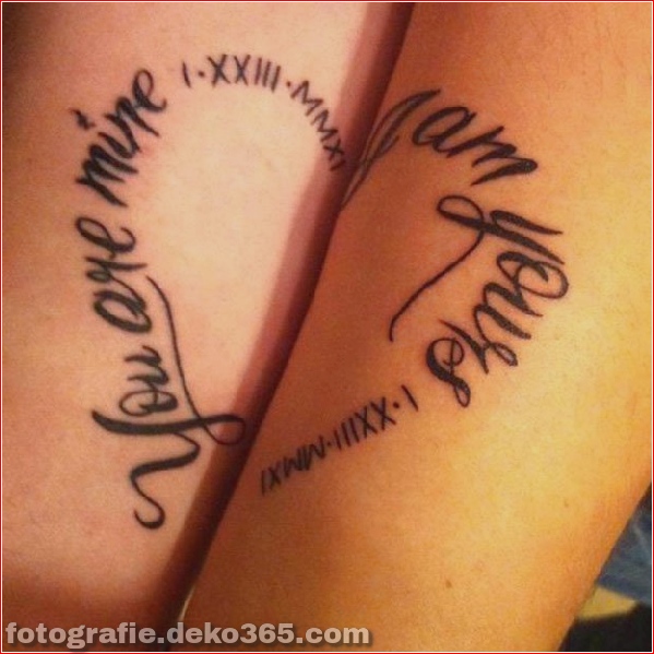 Romantische Paare Tattoo Designs (3)