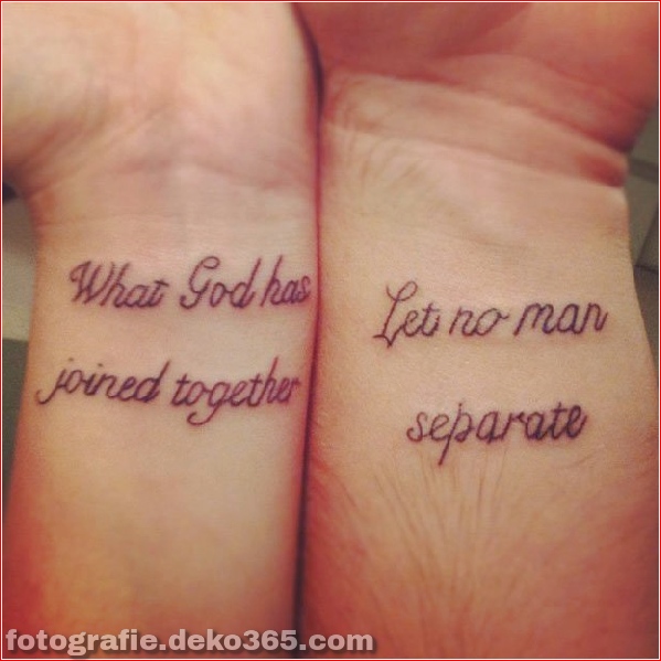 Romantische Paare Tattoo Designs (30)