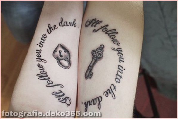 Romantische Paare Tattoo Designs (47)