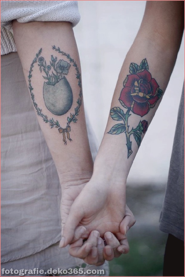 Romantische Paare Tattoo Designs (52)